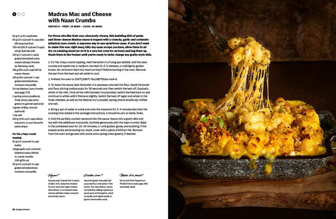 Sanjana Feasts: Modern vegetarian and vegan Indian recipes to feed your soul (Sanjana Modha)