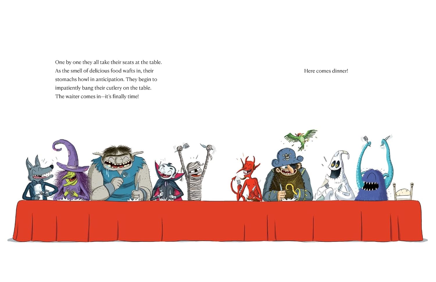 A Monster's Meal: A Lift-the-Flap Picture Book (Meritxell Marti, Xavier Salomó)