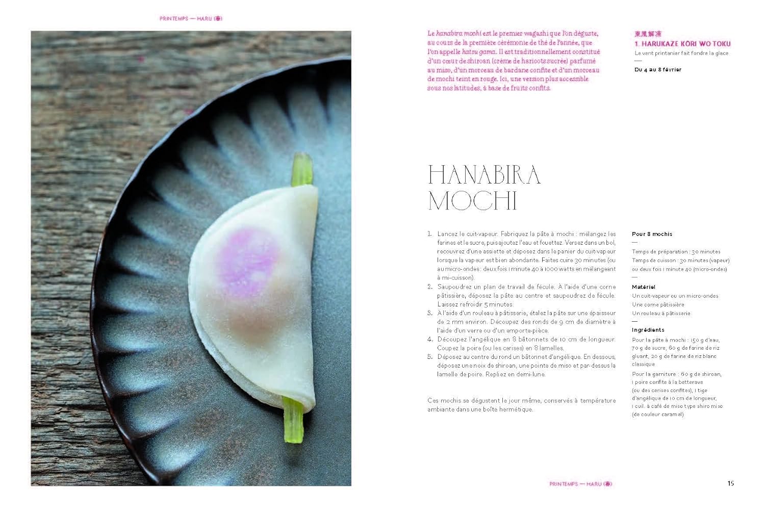 Douceurs Japonaises: 72 mochis, daifuku, dango et taiyaki pour célébrer les saisons. (Mathilda Motte)