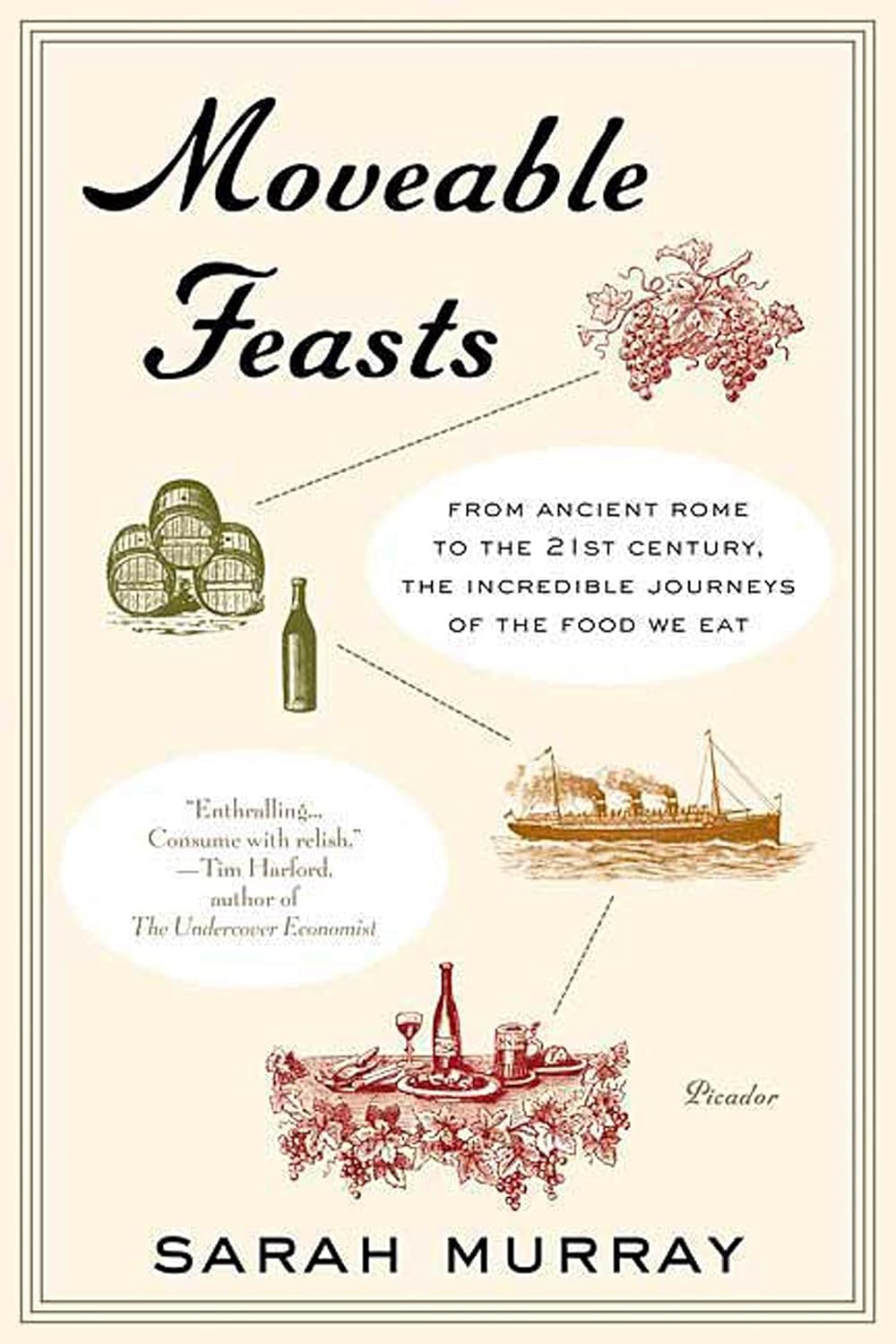 Moveable Feasts: From Ancient Rome to the 21st Century, the Incredible Journeys of the Food We Eat (Sarah Murray)