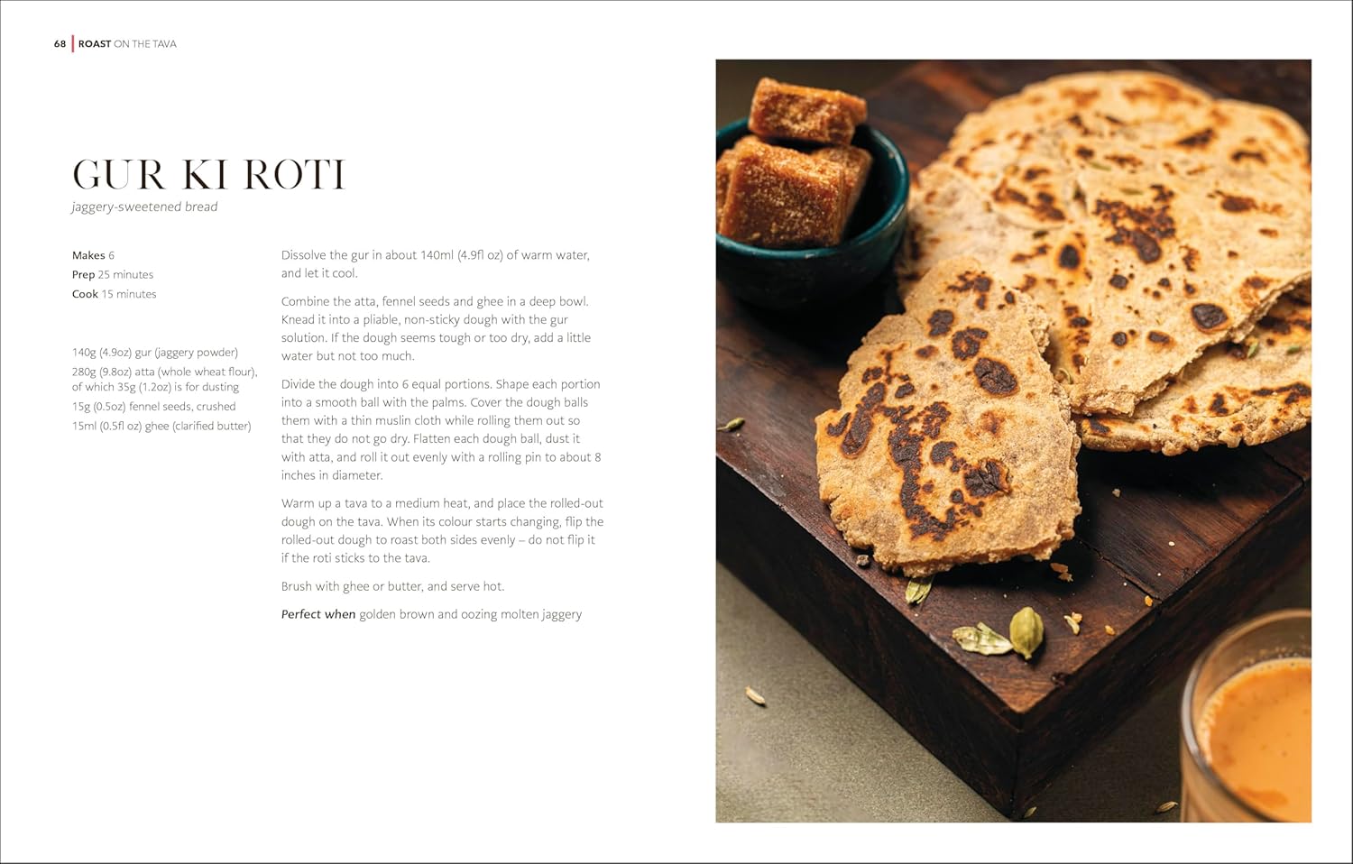 Roti: 90 Simple Recipes for the Indian Bread and Its Accompaniments (Anuradha Ravindranath)