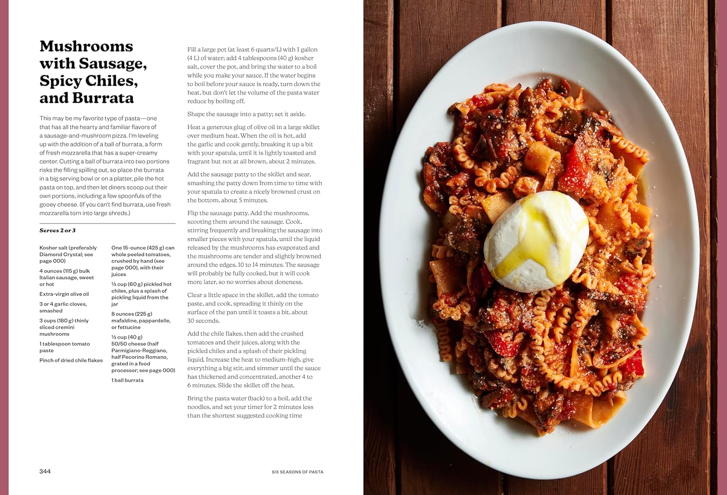 Six Seasons of Pasta: A New Way with Everyone's Favorite Food (Joshua McFadden & Martha Holmberg) *Signed*
