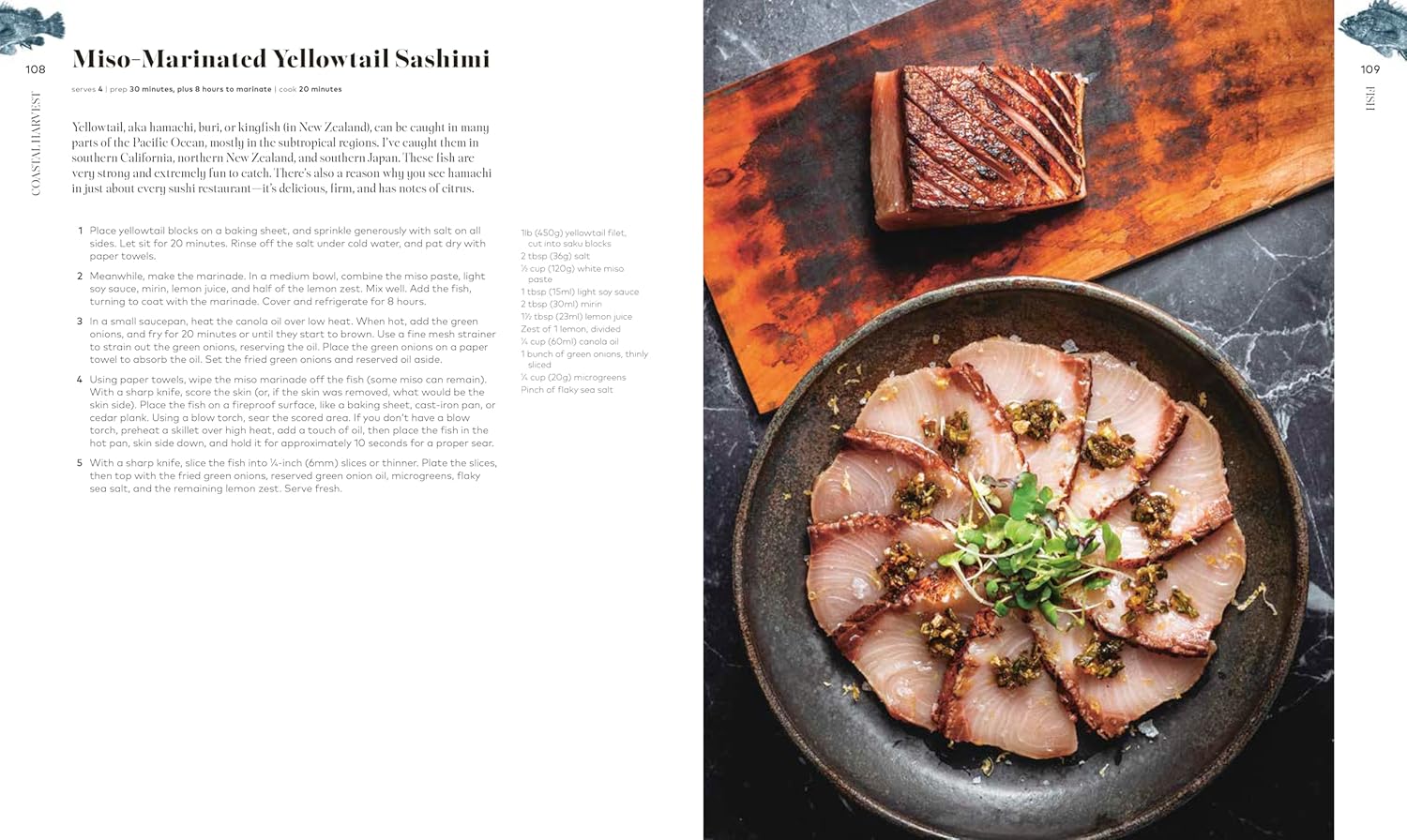 Coastal Harvest: Fish - Forage - Feast: A Cookbook (Taku Kondo)