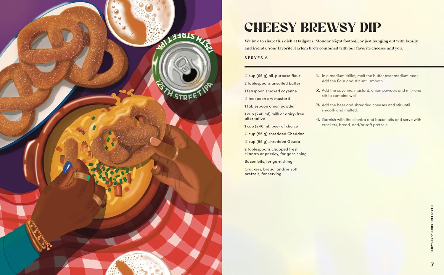 Harlem Brew Soul: A Beer-Infused Soul Food Cookbook Hardcover (Celeste Beatty)