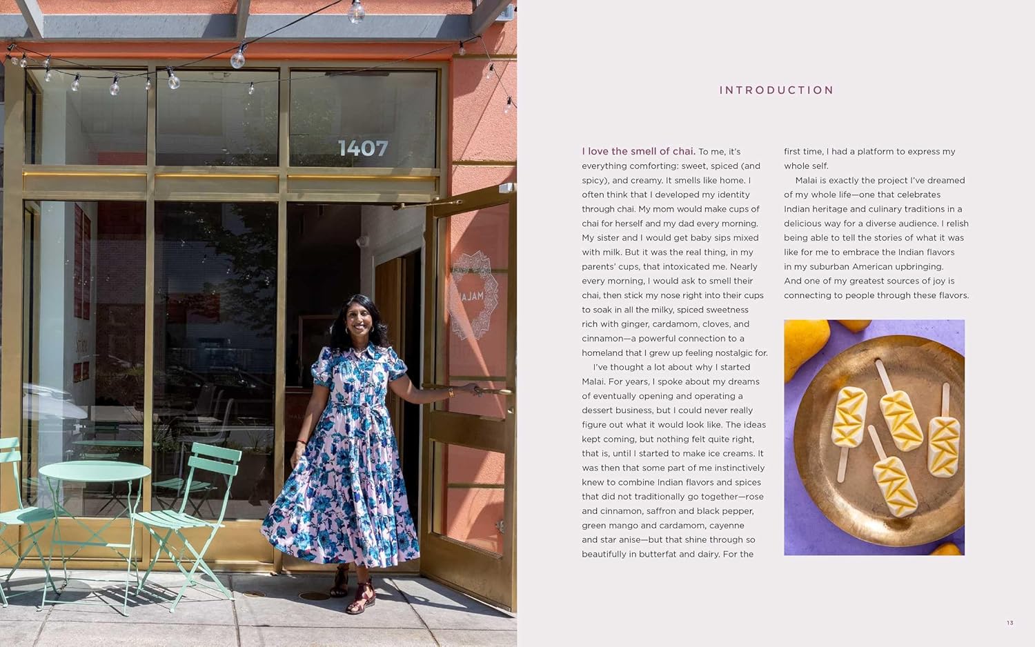 Malai: Frozen Desserts Inspired by South Asian Flavors (Pooja Bavishi) *Signed*