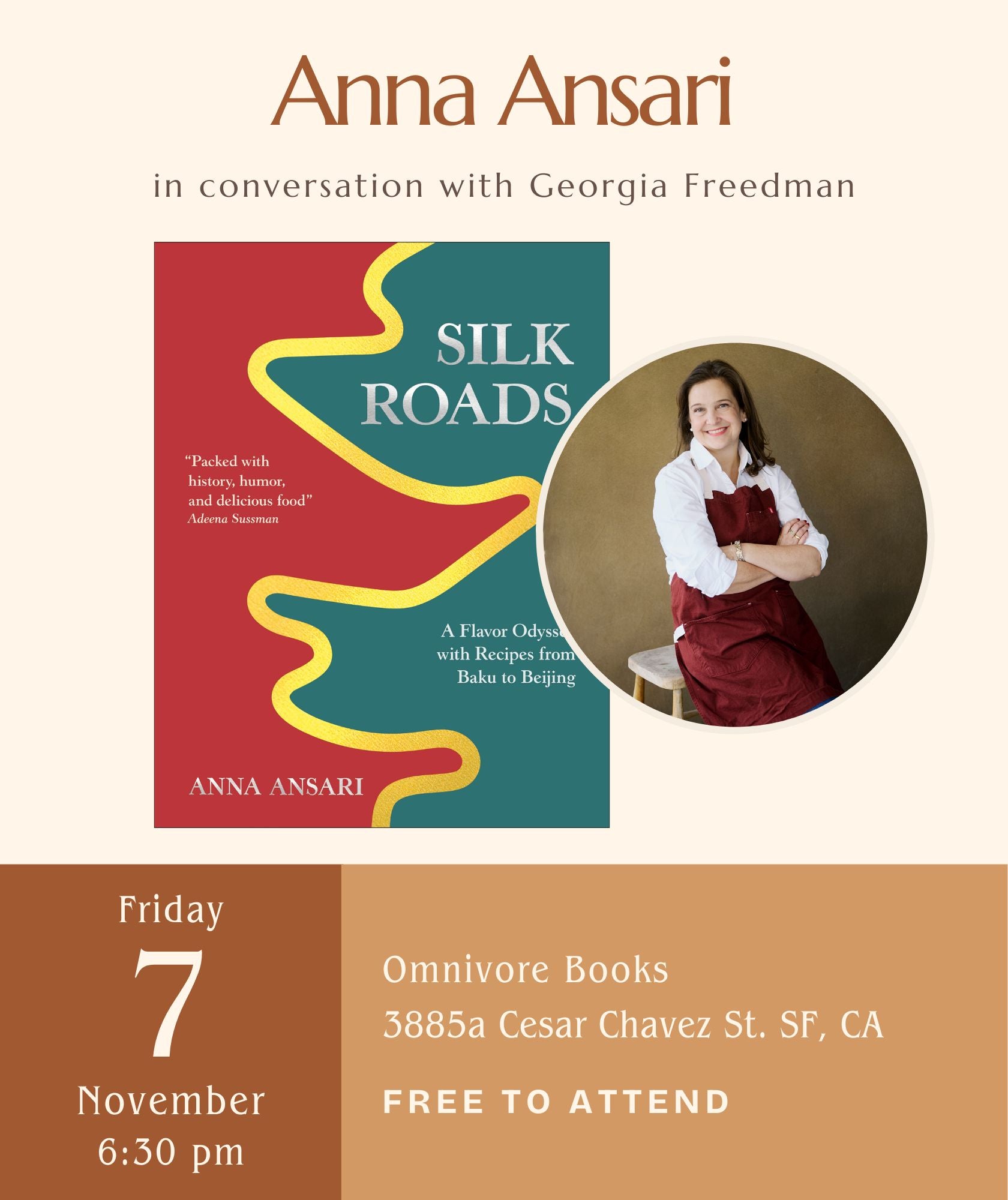 Anna Ansari Author Event • Silk Roads