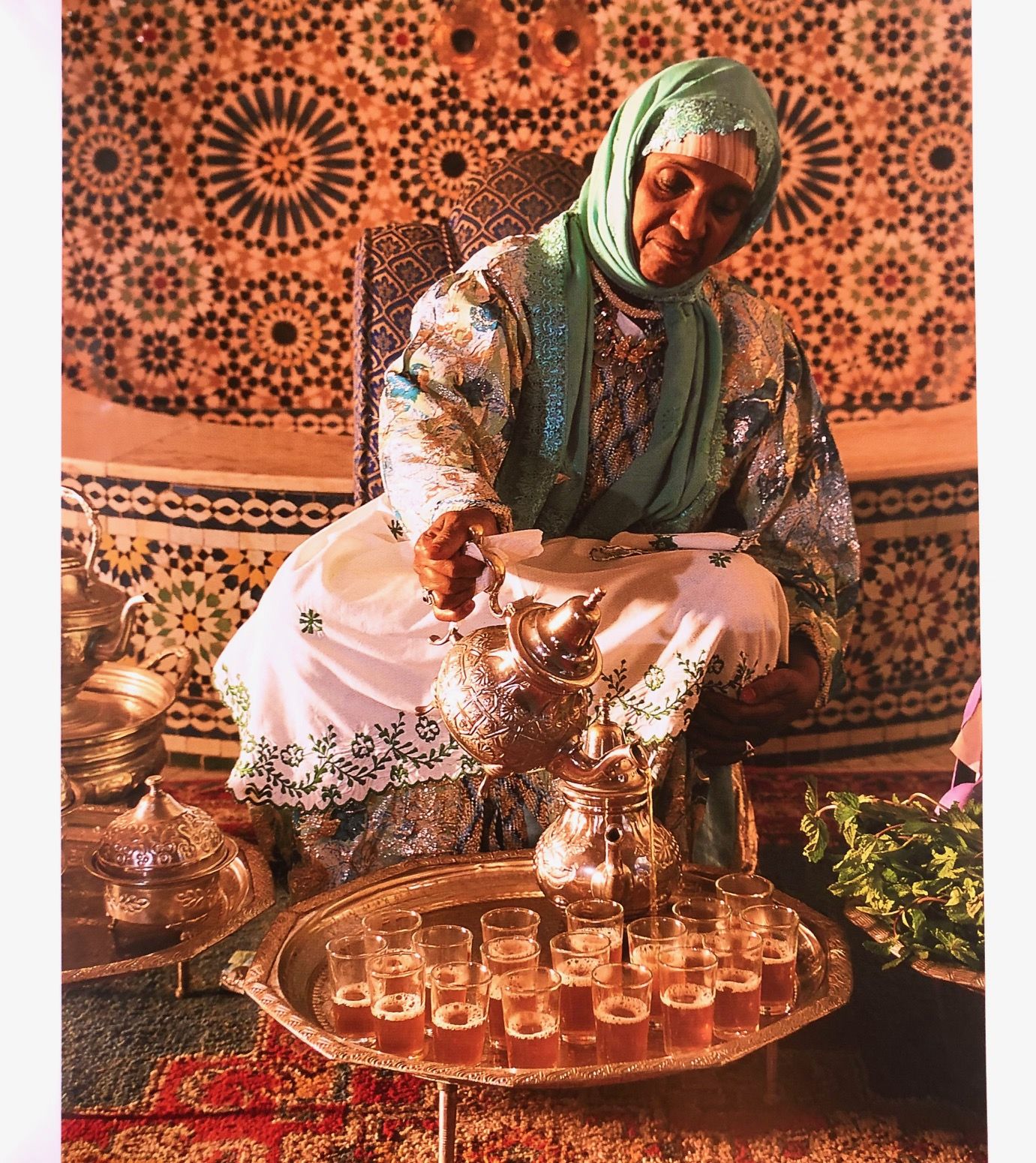 (North African) Ilham Ibrahimi. Jours de Fete au Maroc. *Signed*