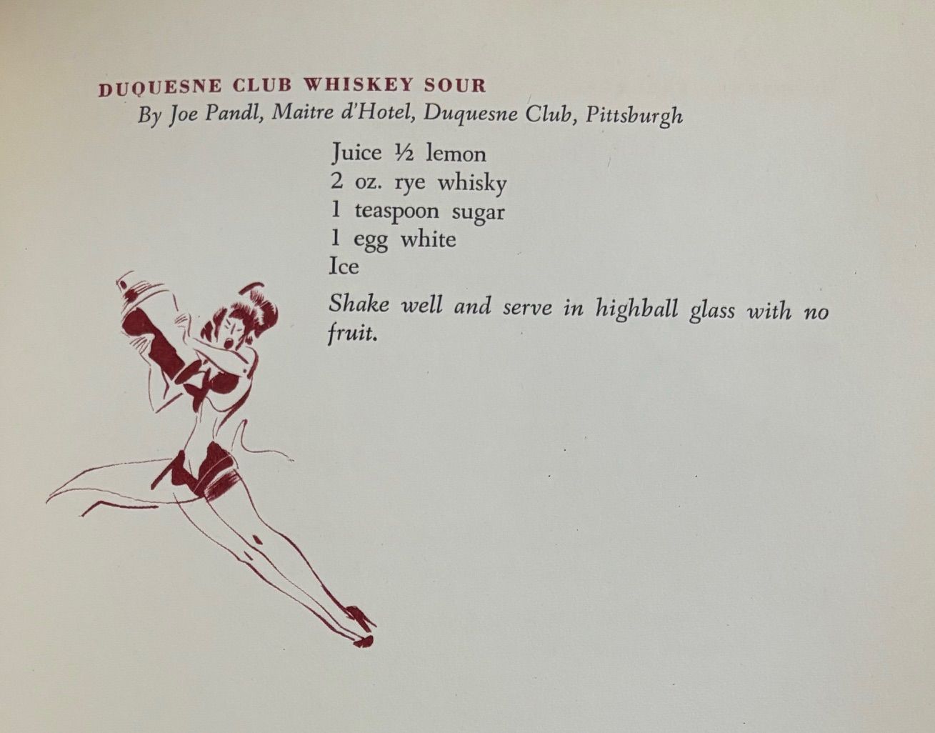 (Cocktails) Ted Saucier. Ted Saucier's Bottoms Up. *Signed*