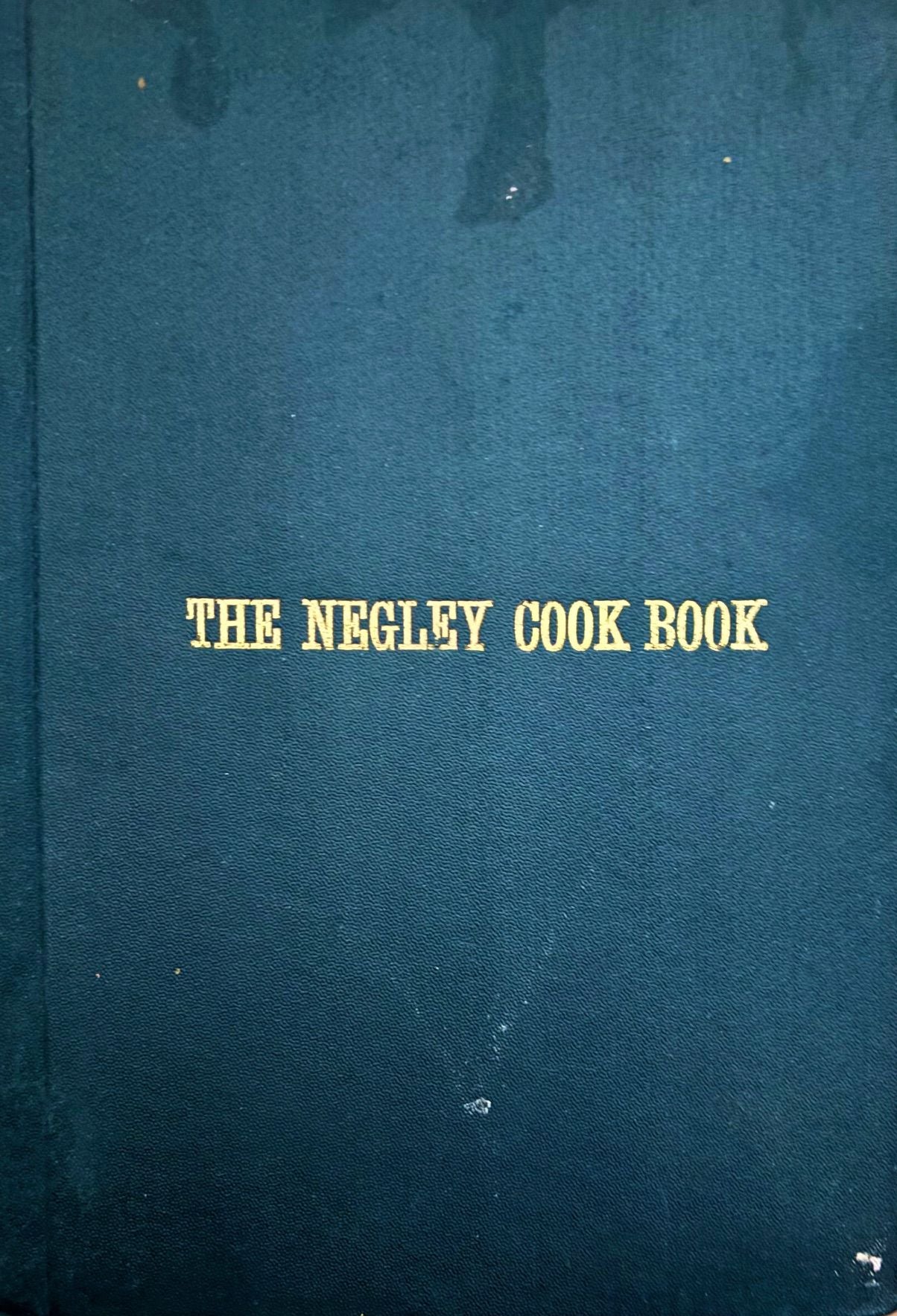(Pennsylvania) Kate Edna Negley, ed. The Negley Cook Book