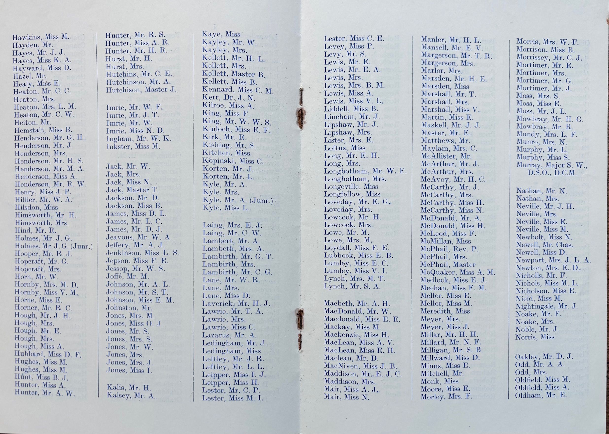 P & O Lines. S.S. Strathaird. Group of ephemera