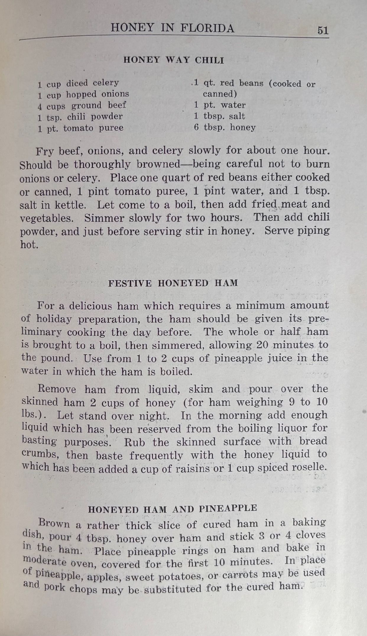 (*NEW ARRIVAL*) (Beekeeping - Southern) Waldo Horton & Isabelle Thursby. Florida Honey and its Hundred Uses