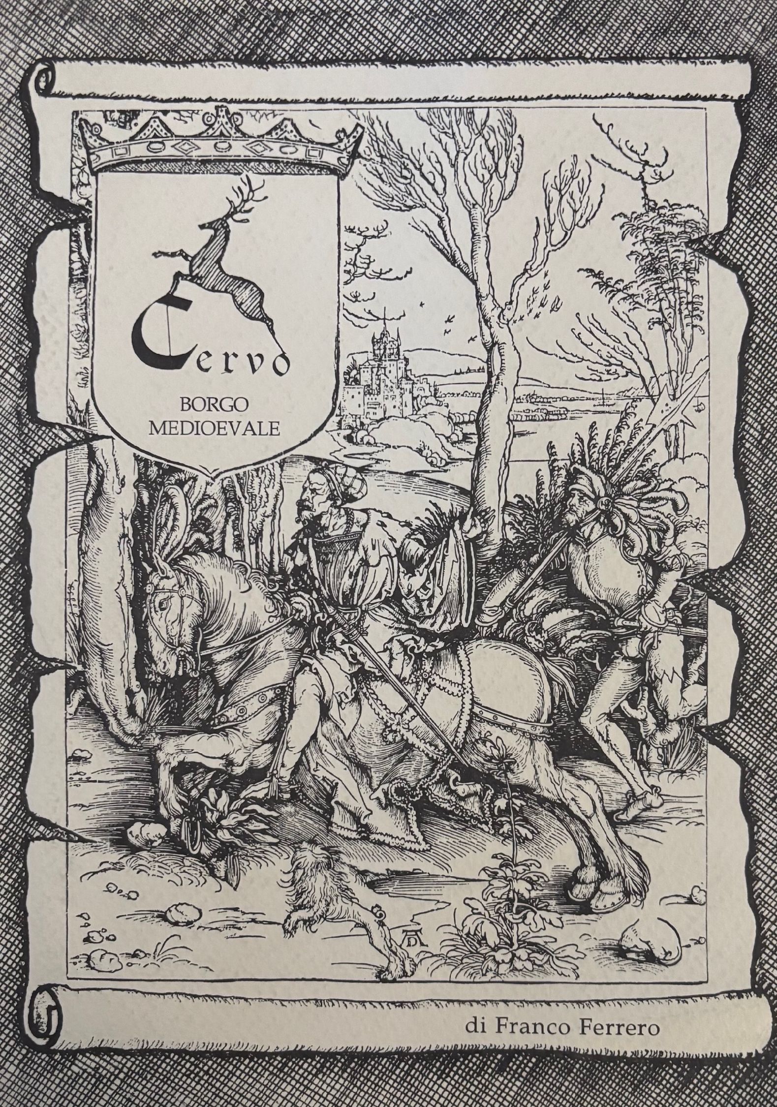 (*NEW ARRIVAL*) (Italian - Imperia) Franco Ferrero. Cervo: Borgo Medioevale