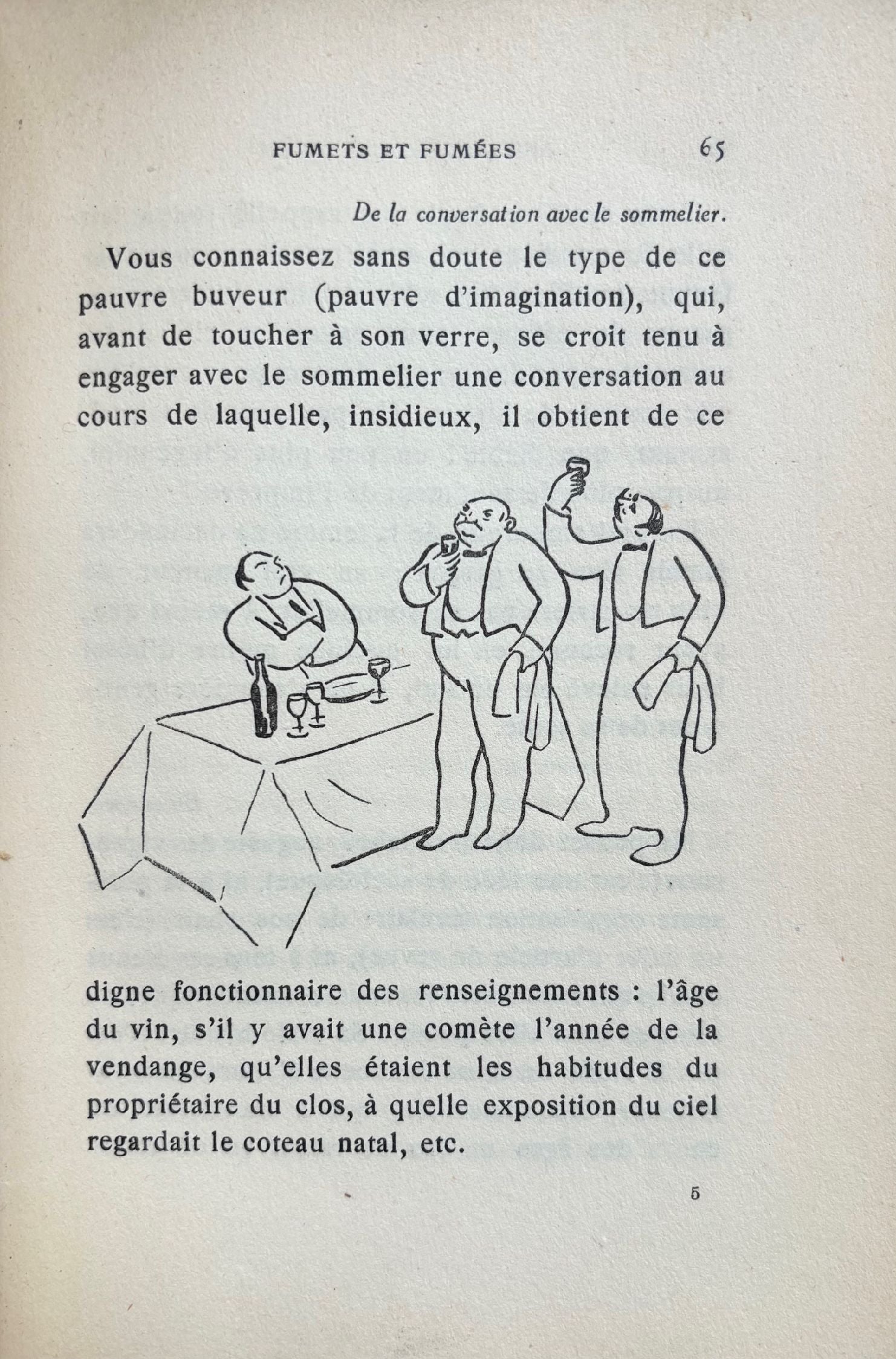 (*NEW ARRIVAL*) (French) Francis de Miomandre. Fumets et Fumées: l'Art de Manger, l'Art de Boire, l'Art de Fumer