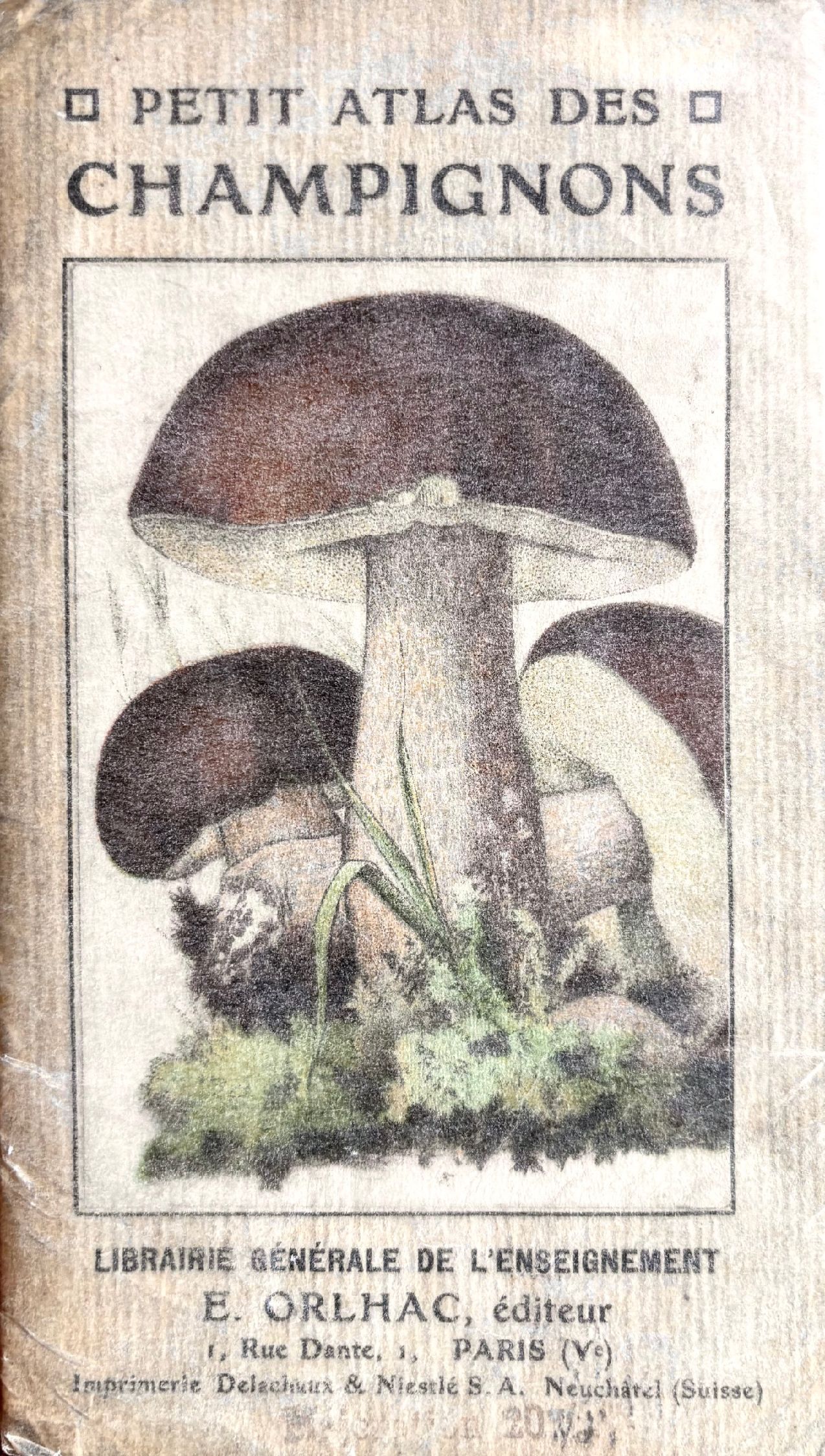 (*NEW ARRIVAL*) (Mushrooms) E. Orlhac. Petit Atlas des Champignons