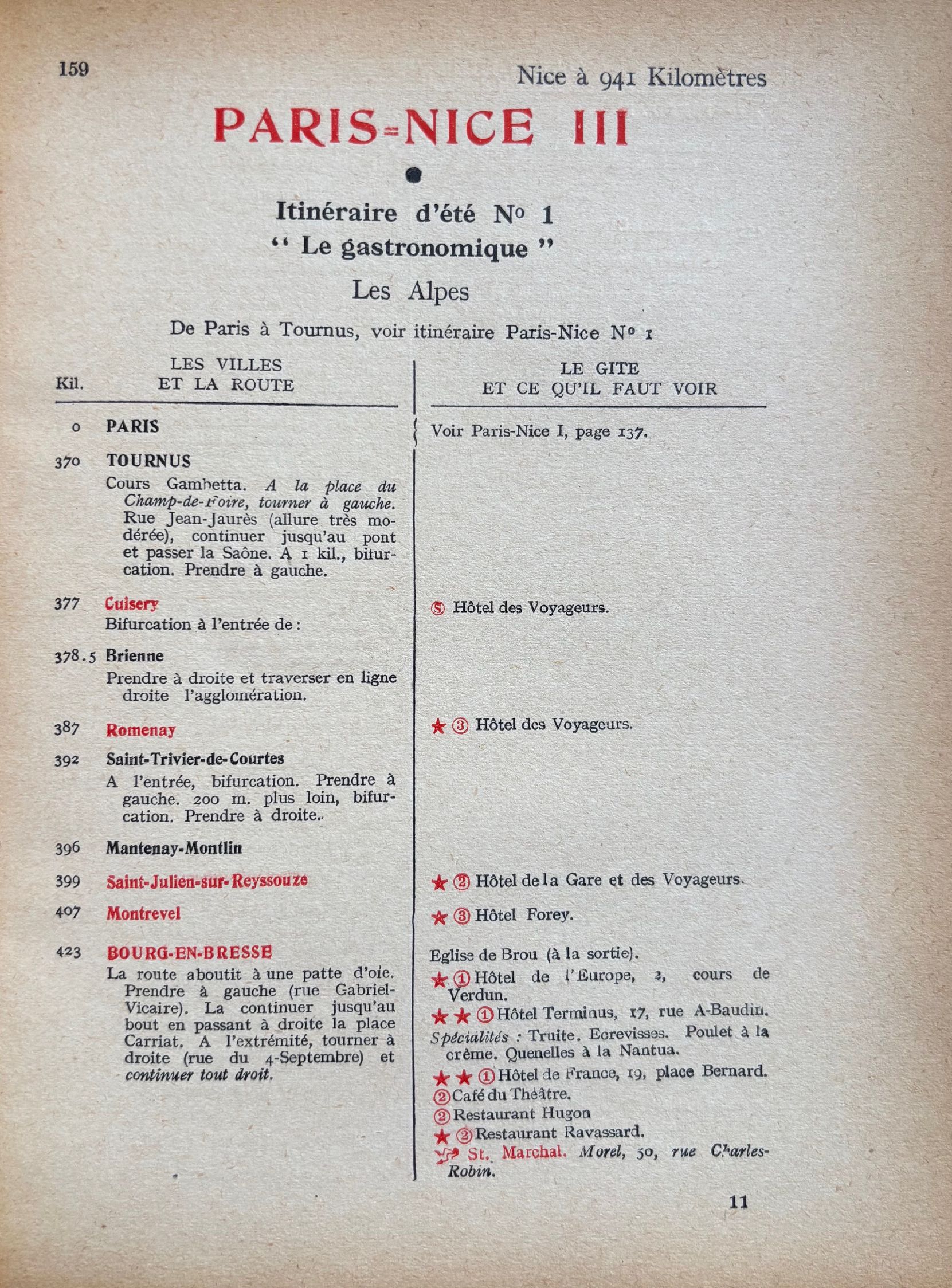(*NEW ARRIVAL*) (France) G. de Pawlowski & Curnonsky. Guide Marchal du Tourisme et de la Bonne Chere: Bon Soirs d'Ete, Week-End, Grands Itineraires. *Signed*