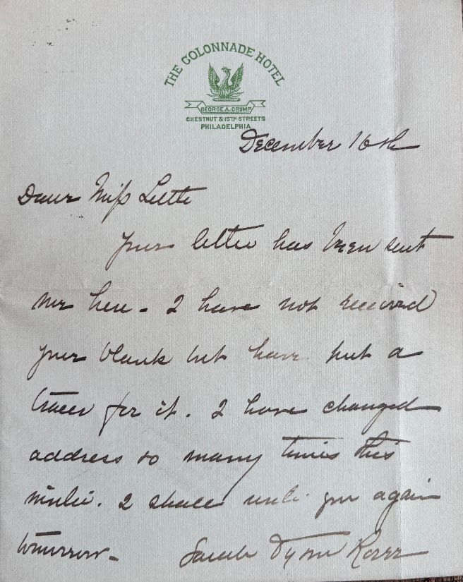(Preserving) Rorer, Mrs. Sara T. Canning and Preserving. *Signed letter enclosed*