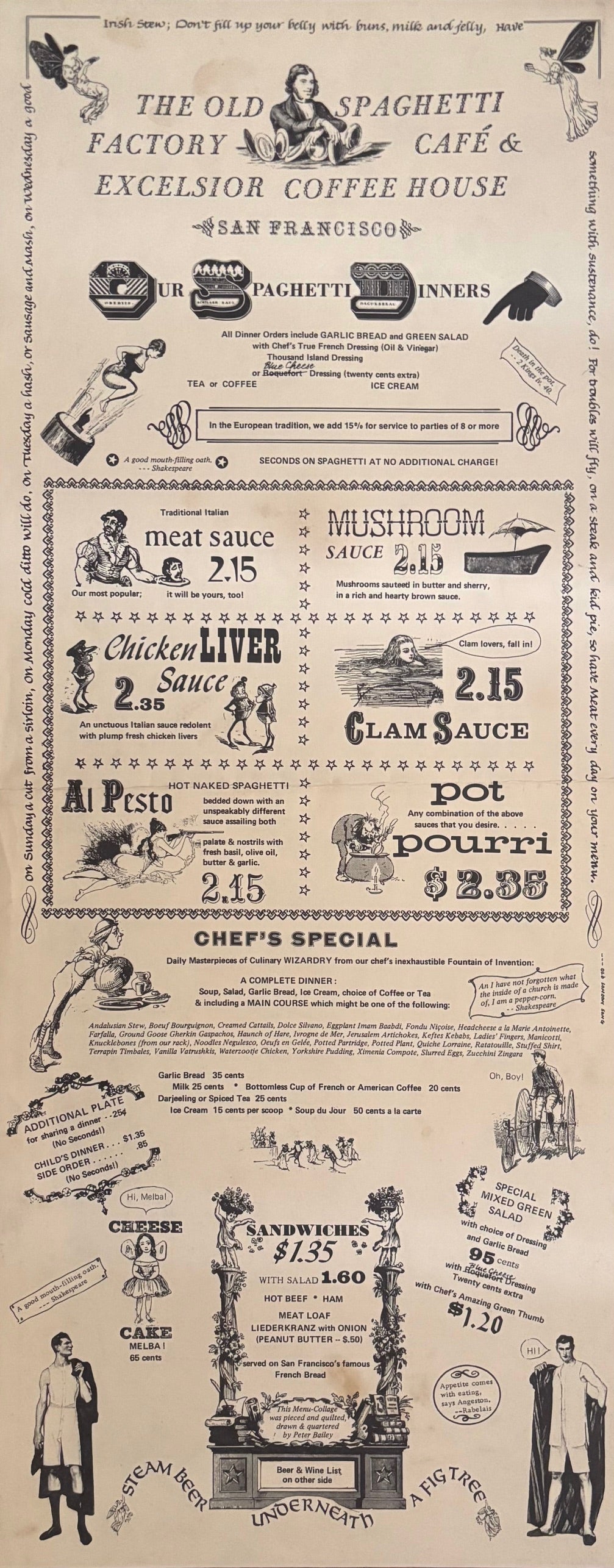 (*NEW ARRIVAL*) The Old Spaghetti Factory Cafe & Excelsior Coffee House