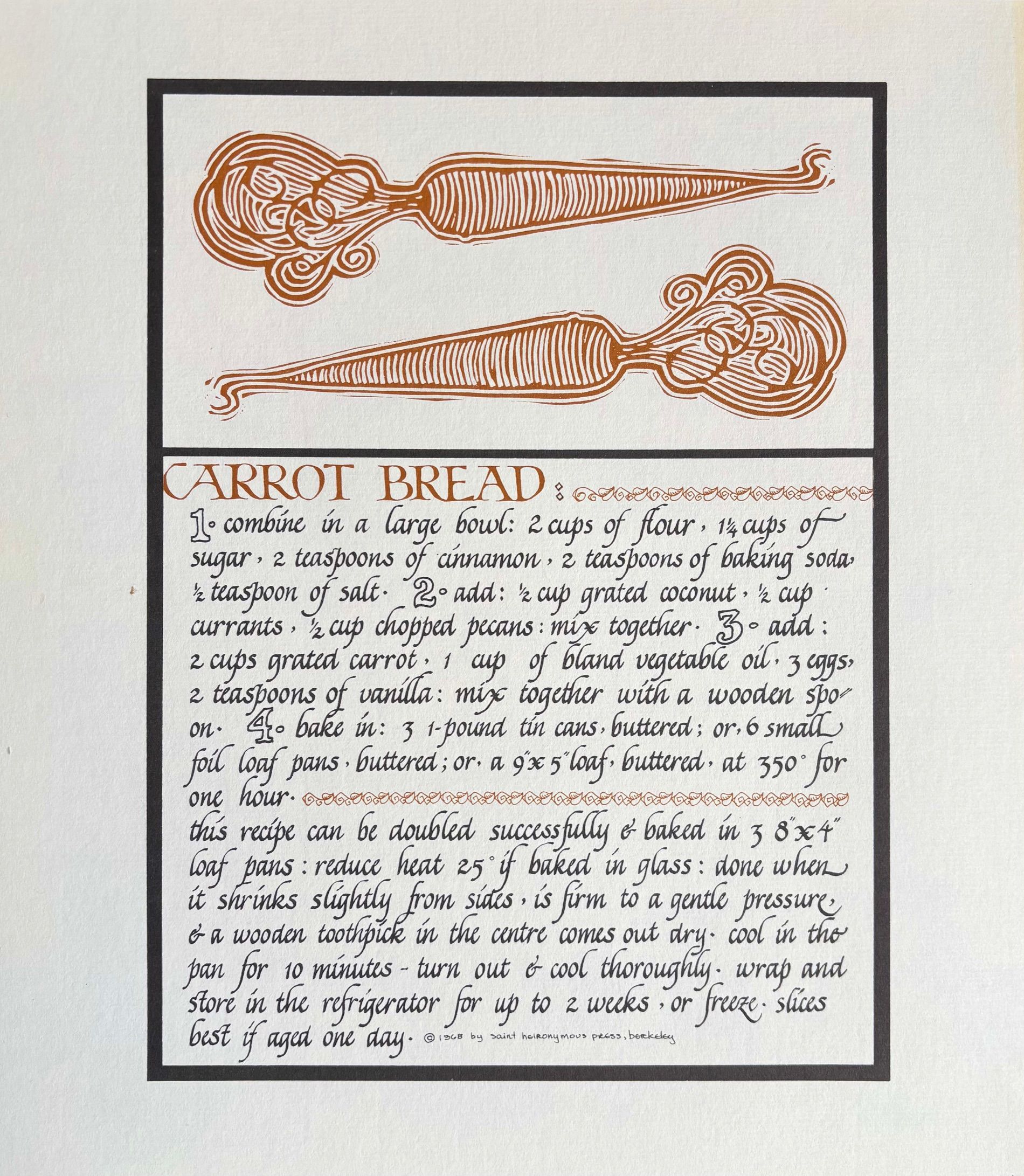 (*NEW ARRIVAL*) (Chez Panisse) Carrot Bread