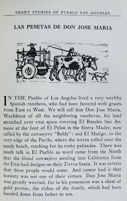 (California) Ana Begue Packman. Leather Dollars: Short Stories of Pueblo Los Angeles. *Signed*