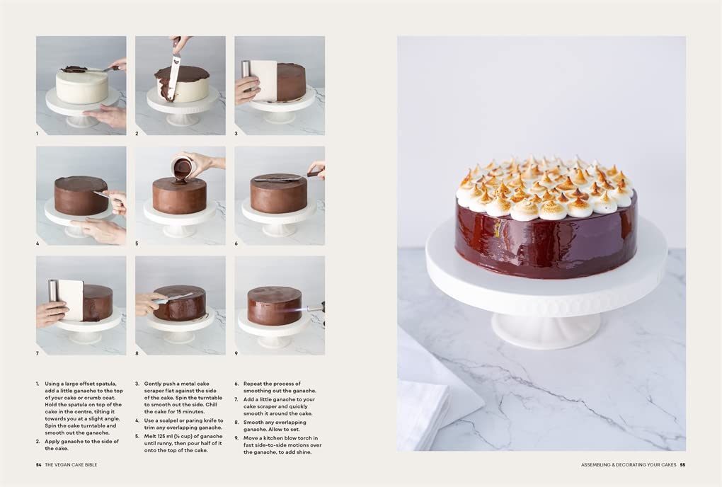 The Vegan Cake Bible: Bake, Build and Decorate Spectacular Vegan Cakes (Sara Kidd)