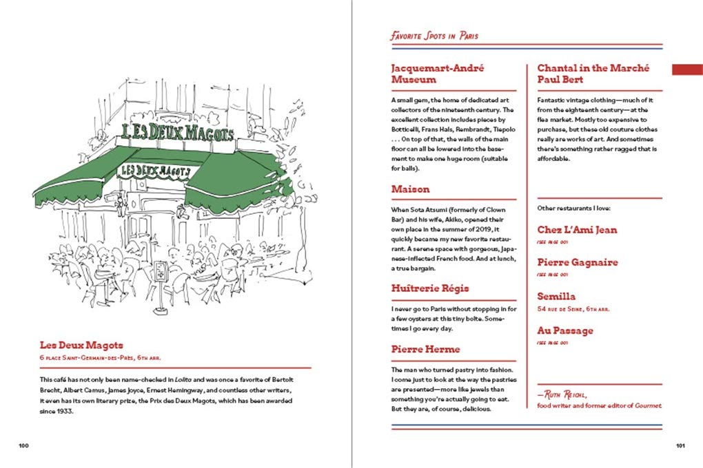 A Table in Paris: The Cafés, Bistros, and Brasseries of the World's Most Romantic City (John Donohue)
