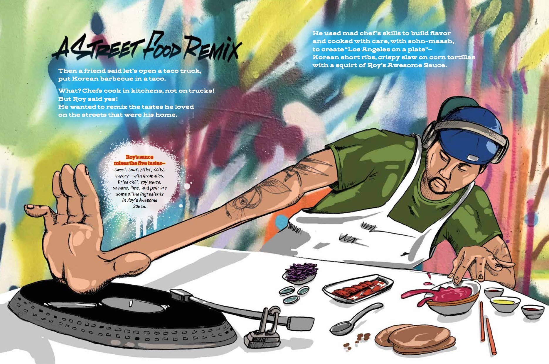 Chef Roy Choi and the Street Food Remix (Jacqueline Briggs Martin, June Jo Lee)