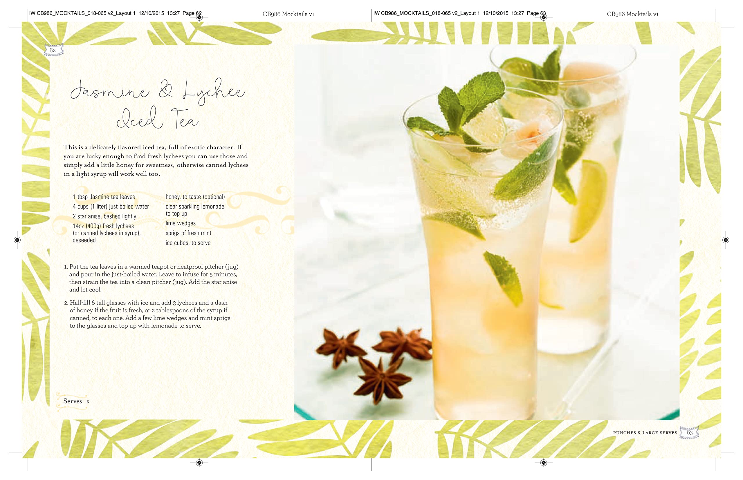 Mocktails, Cordials, Syrups, Infusions and More: Over 80 Delicious Recipes for Alcohol-free Drinks (Ryland Peters & Small)