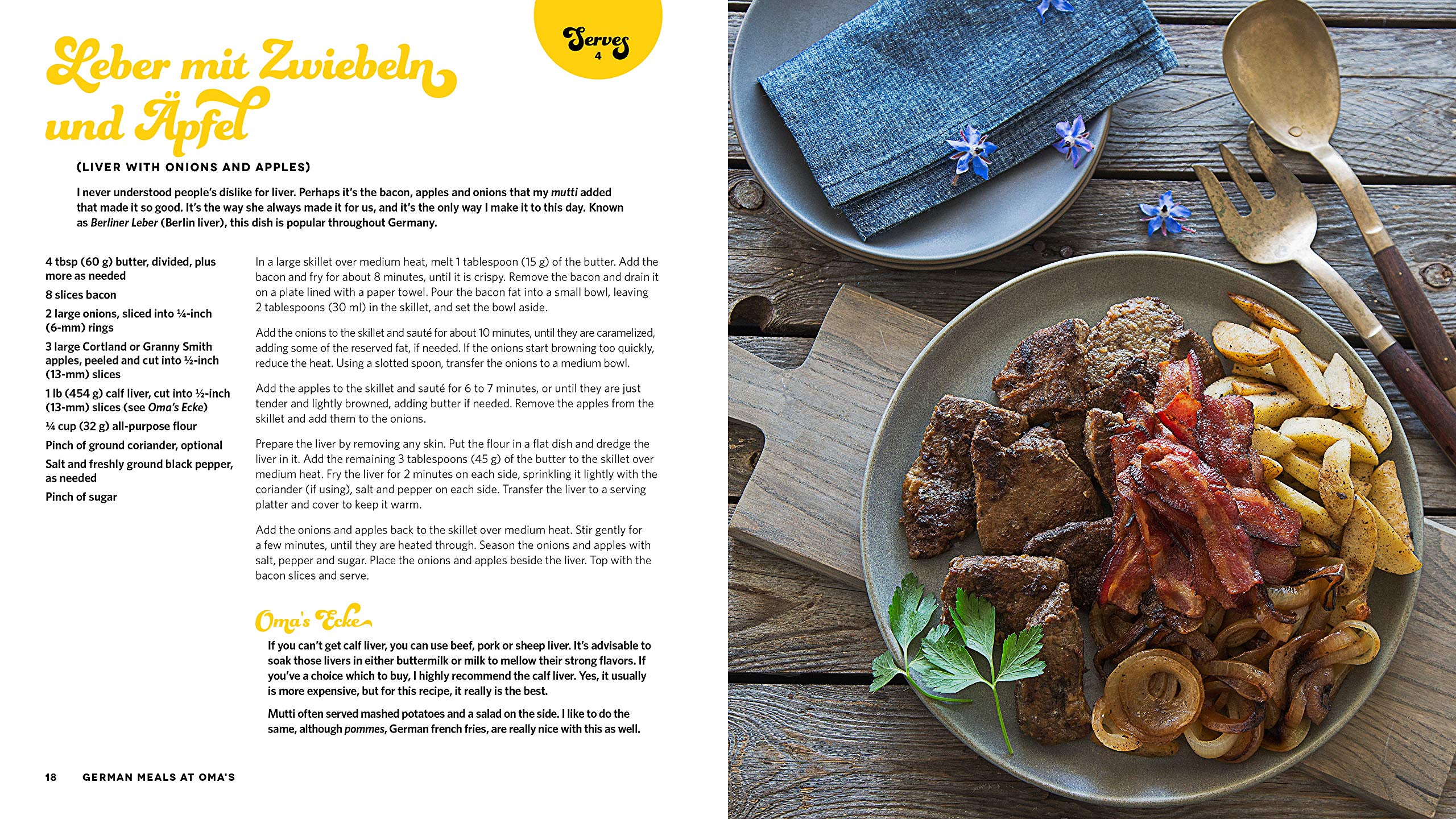 German Meals at Oma's: Traditional Dishes for the Home Cook (Gerhild Fulson)