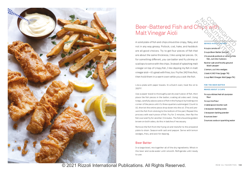 The Row 34 Cookbook: Stories and Recipes from a Neighborhood Oyster Bar (Jeremy Sewall, Erin Byers Murray)