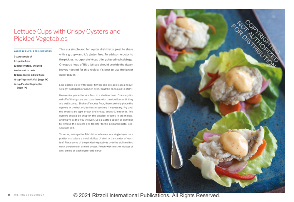 The Row 34 Cookbook: Stories and Recipes from a Neighborhood Oyster Bar (Jeremy Sewall, Erin Byers Murray)