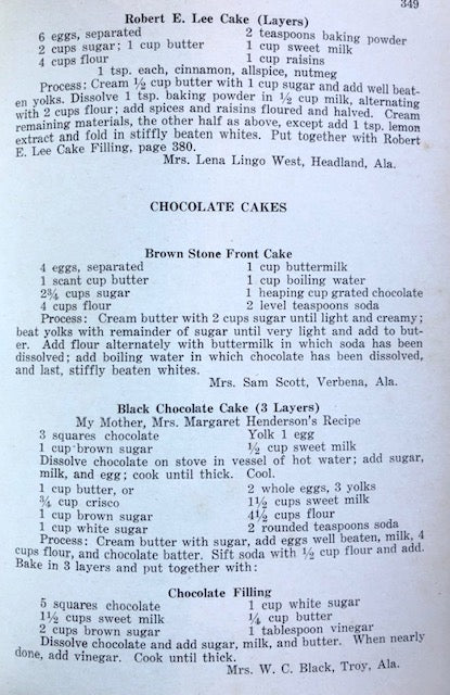 (Alabama) Bashinsky, Elizabeth B., ed. Tried and True Recipes, Third Book.