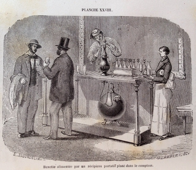 (Wine, Beer, Cider) Hermann-Lachapelle & Charles Glover. Des Boissons Gazeuses: Aux Points de vue Alimentaire, Hygenique et Industriel. Guide Pratique du Fabricant & du Consommateur.