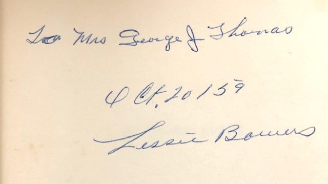 (Southern - African American) Bowers, Lessie. Plantation Recipes. SIGNED!