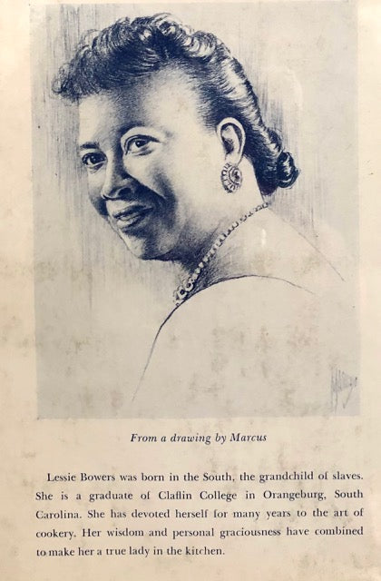 (Southern - African American) Bowers, Lessie. Plantation Recipes. SIGNED!