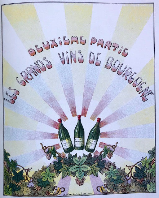 (Wine) Camille Rodier. Le Vin de Bourgogne (La Côte-d'Or).