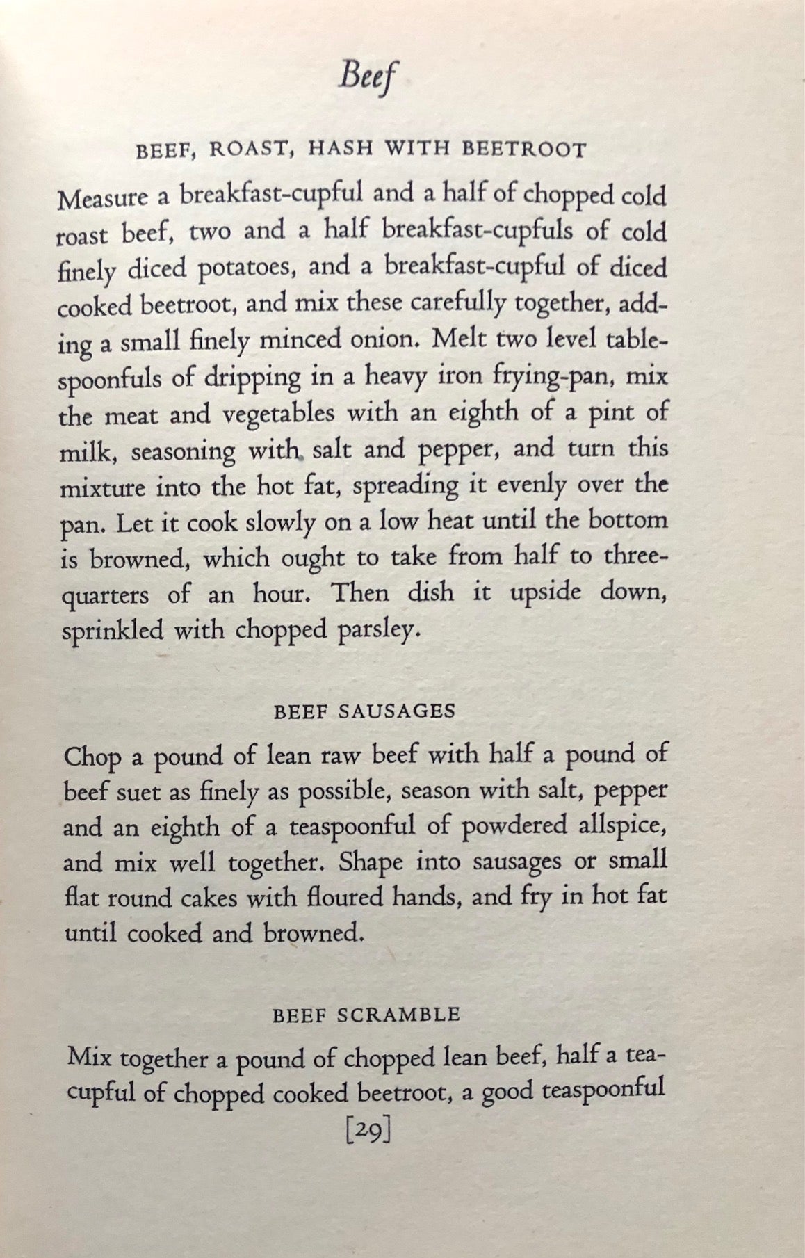 Heath, Ambrose. Small Meat Dishes.