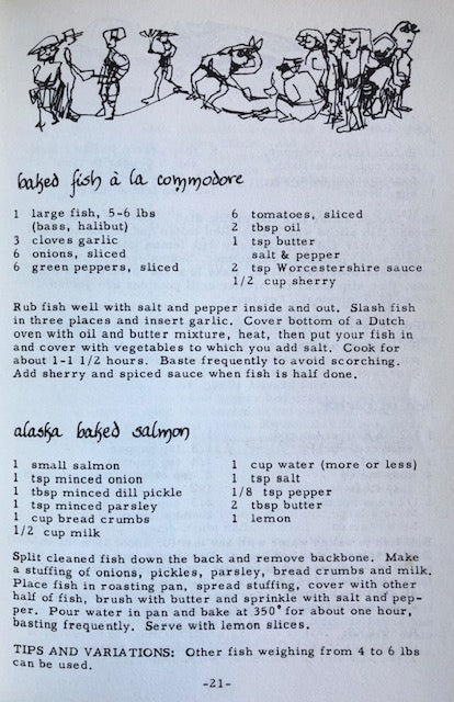 (California - Mendocino) Lisolette F. Glozer. Fish & Feast: A Mendocino Coast Cookbook.