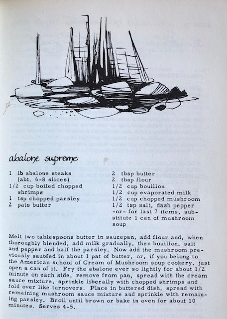 (California - Mendocino) Lisolette F. Glozer. Fish & Feast: A Mendocino Coast Cookbook.