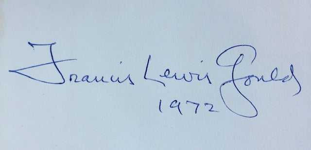 (Wine) Francis Lewis Gould. My Life with Wine. SIGNED! Intro. by M.F.K. Fisher.