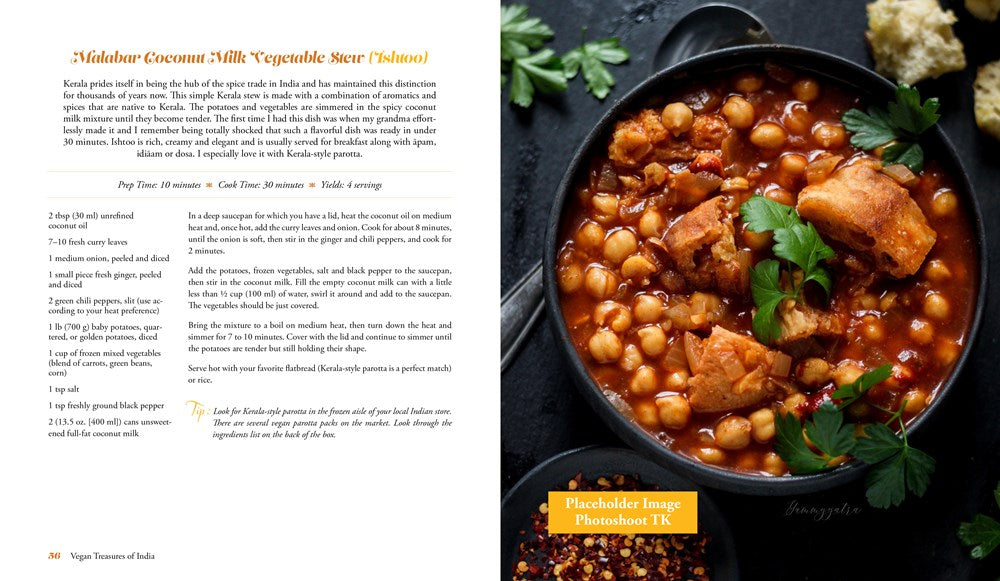 *Sale* Vegan Treasures of India: 60 Home-Style Recipes that Capture the Country's Favorite Flavors (Anusha Moorthy Santosh)