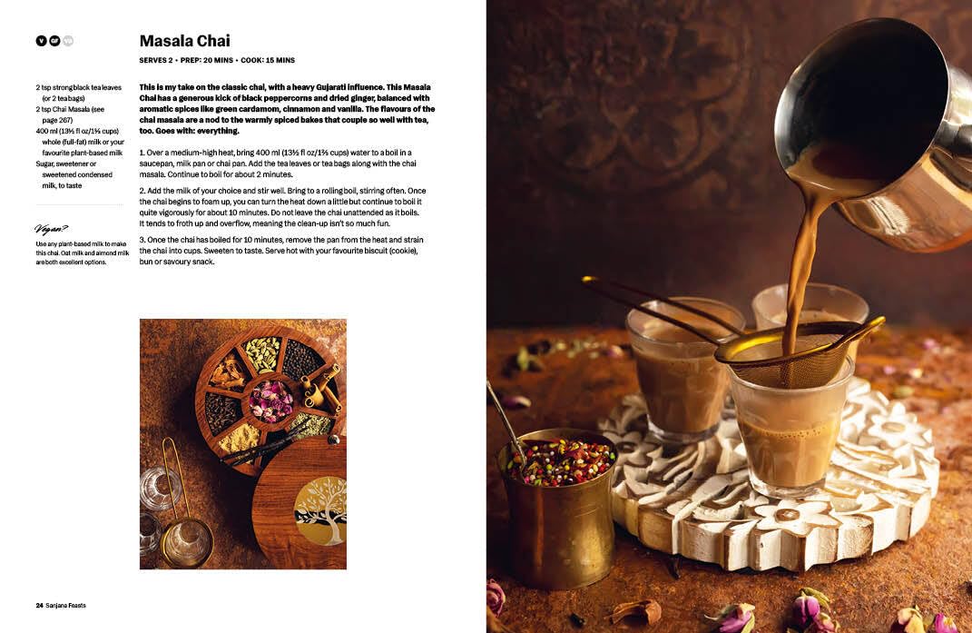 Sanjana Feasts: Modern vegetarian and vegan Indian recipes to feed your soul (Sanjana Modha)