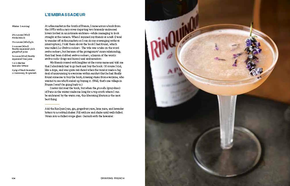 Drinking French: The Iconic Cocktails, Apéritifs, and Café Traditions of France, with 160 Recipes (David Lebovitz) *Signed *