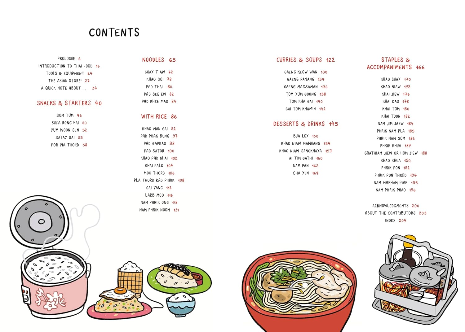 Noodles, Rice, and Everything Spice: A Thai Comic Book Cookbook (Christina De Witte, Mallika Kauppinen)