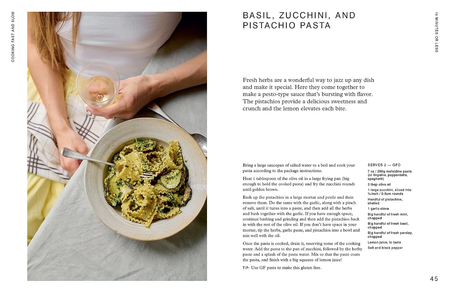 Cooking Fast and Slow: Easy, Comforting, (Mostly) Plant-Based Recipes for Busy People (Natalia Rudin) *Signed*