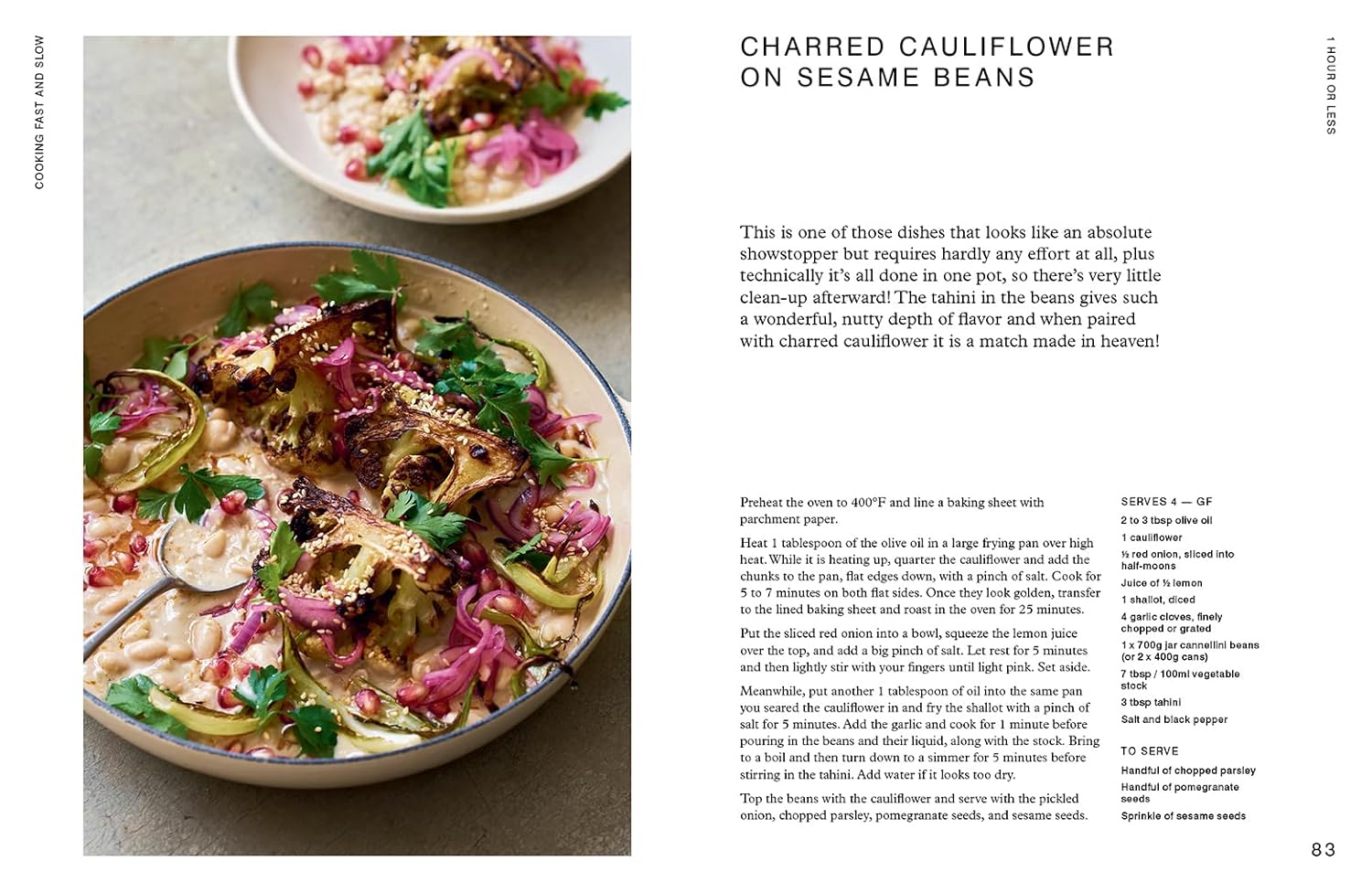 Cooking Fast and Slow: Easy, Comforting, (Mostly) Plant-Based Recipes for Busy People (Natalia Rudin) *Signed*