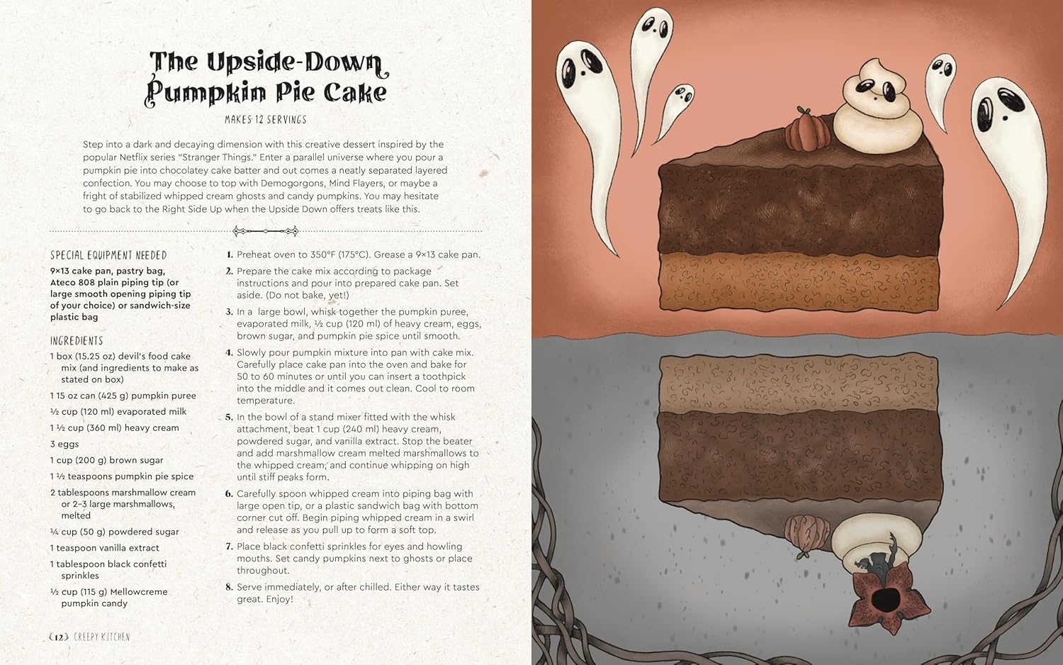 Creepy Kitchen: 60 Terror―rific Recipes That’ll Possess Your Palette (Kim Kindelsperger, Kitty Willow Wilson)