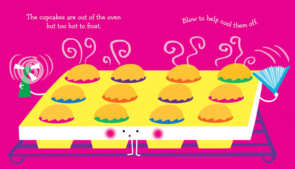 Stir Crack Whisk Bake: An Interactive Board Book about Baking for Toddlers and Kids (Maddie Frost)