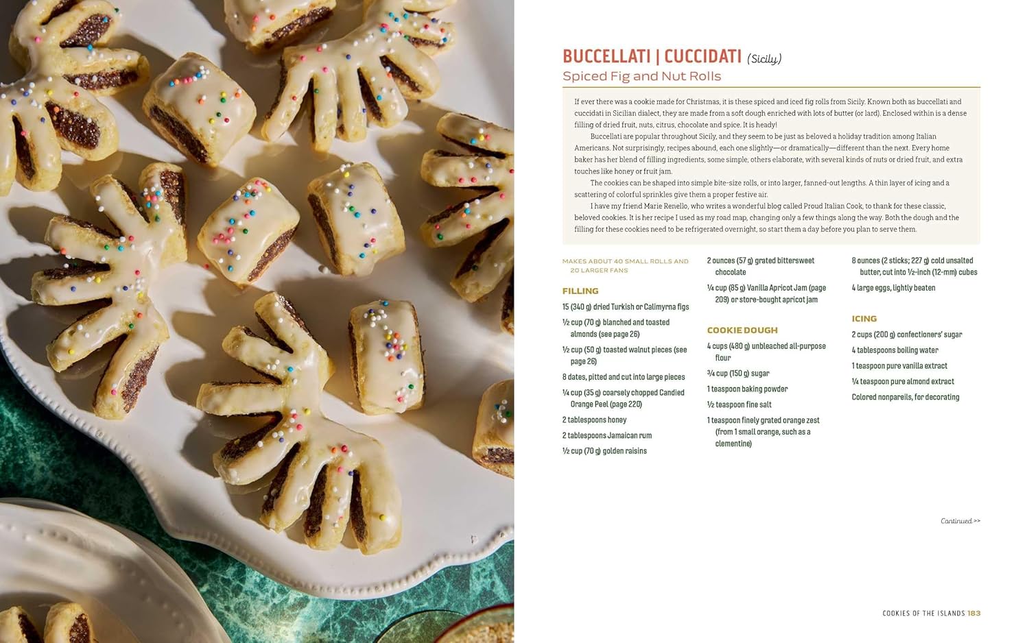 ITALIAN COOKIES: Authentic Recipes and Sweet Stories from Every Region (Domenica Marchetti) *Signed*