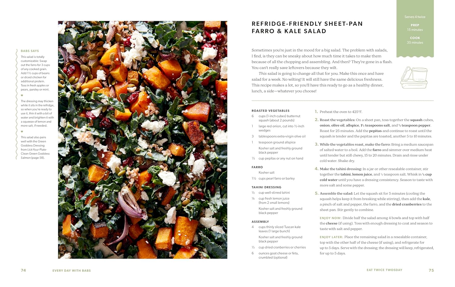 *Sale* Every Day with Babs: 101 Family-Friendly Dinners for Every Day of the Week (Barbara Costello)