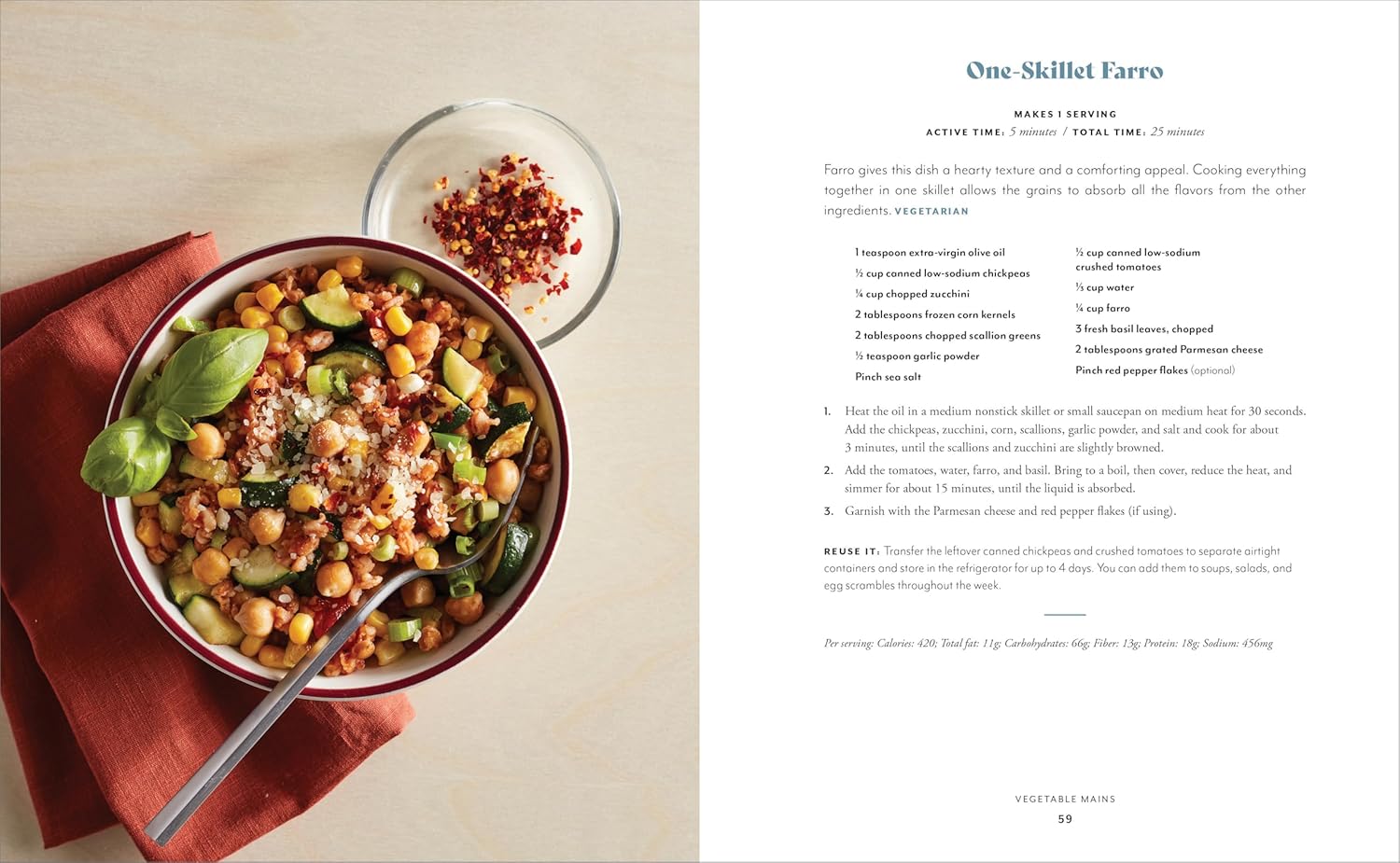 Healthy Cooking for One Cookbook: 75 Delicious Recipes Made Simple (Lauren O’Connor MS RDN)